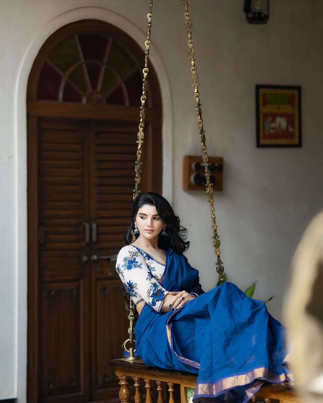  చీరకట్టులో జబర్దస్త్ వర్ష